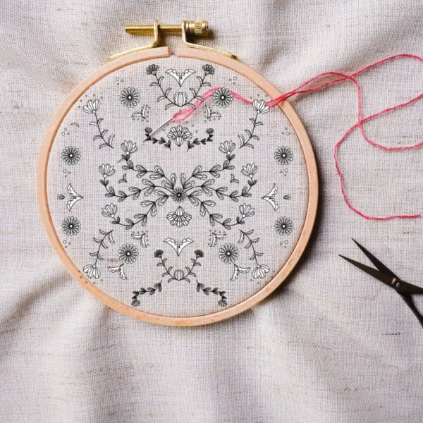 grille de broderie: art mexicain