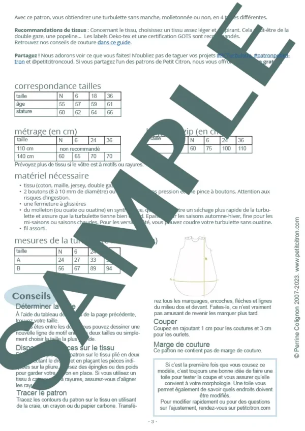 Turbulette 0-36 mois – Image 2