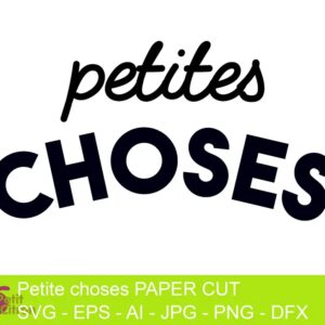 Fichier de découpe : petites choses