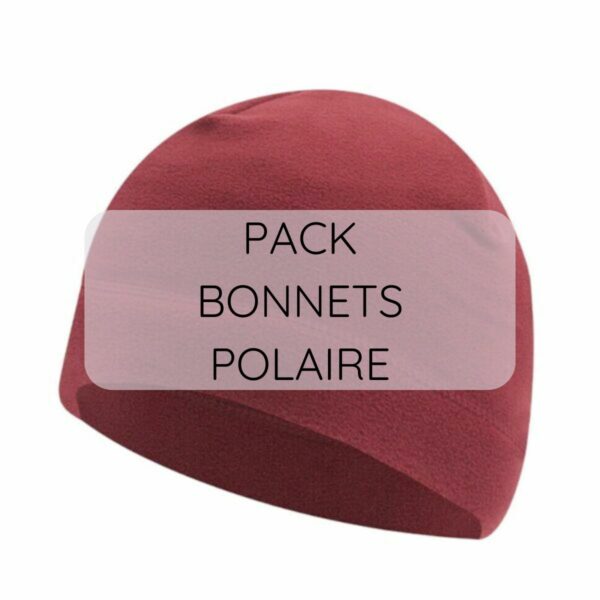 Pack patrons bonnet en polaire