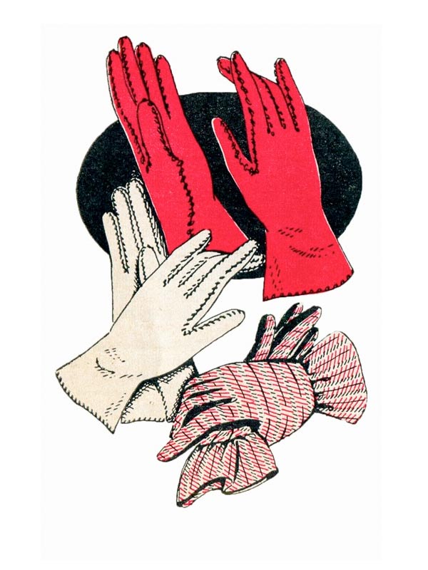 gants vintage