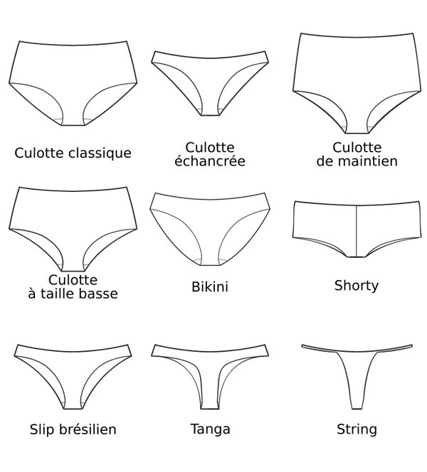 types culottes