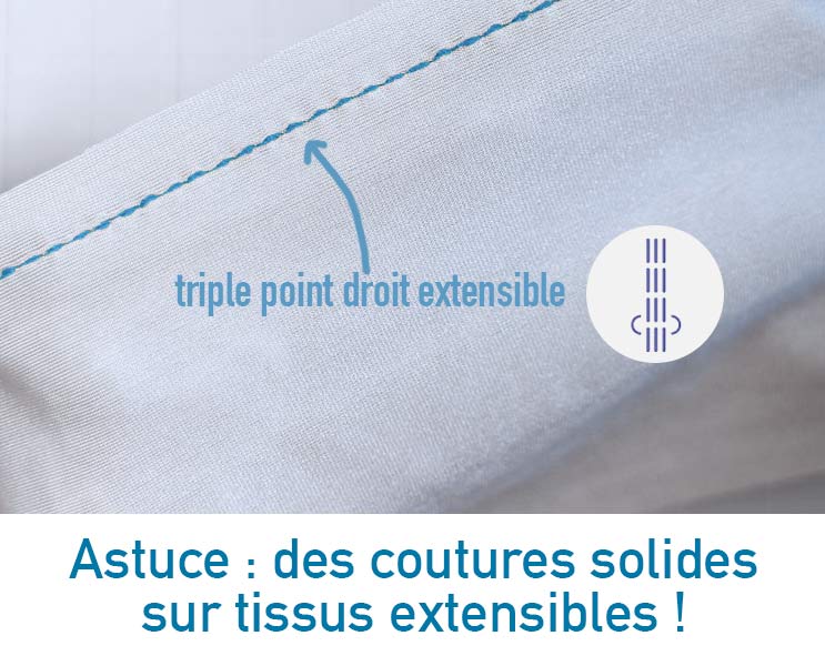 triple point droit extensible