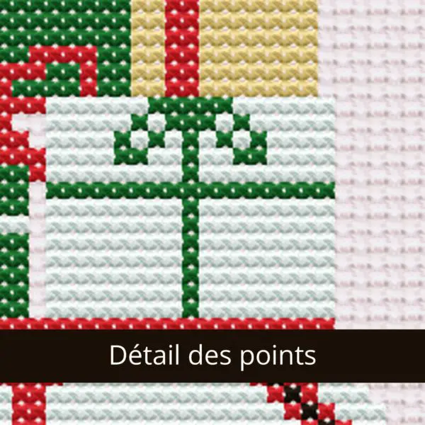 détail des points Voiture de Noël