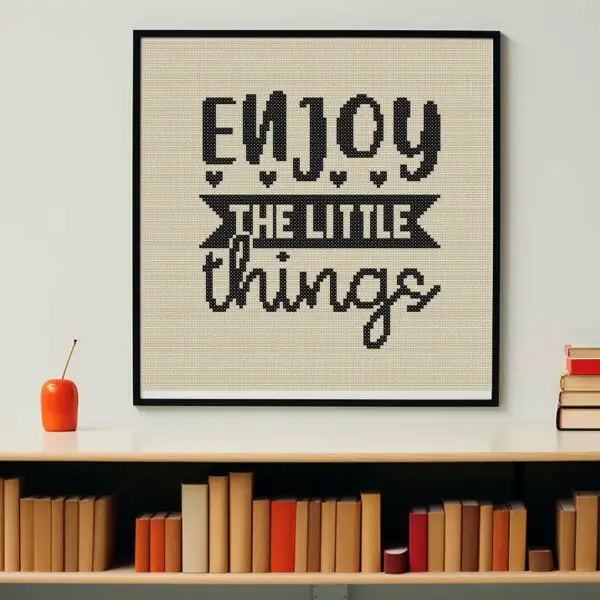 Enjoy The Little Things dans un cadre