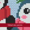 détail des points Pingouins de Noël