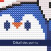 détail des points Pingouin de Noël